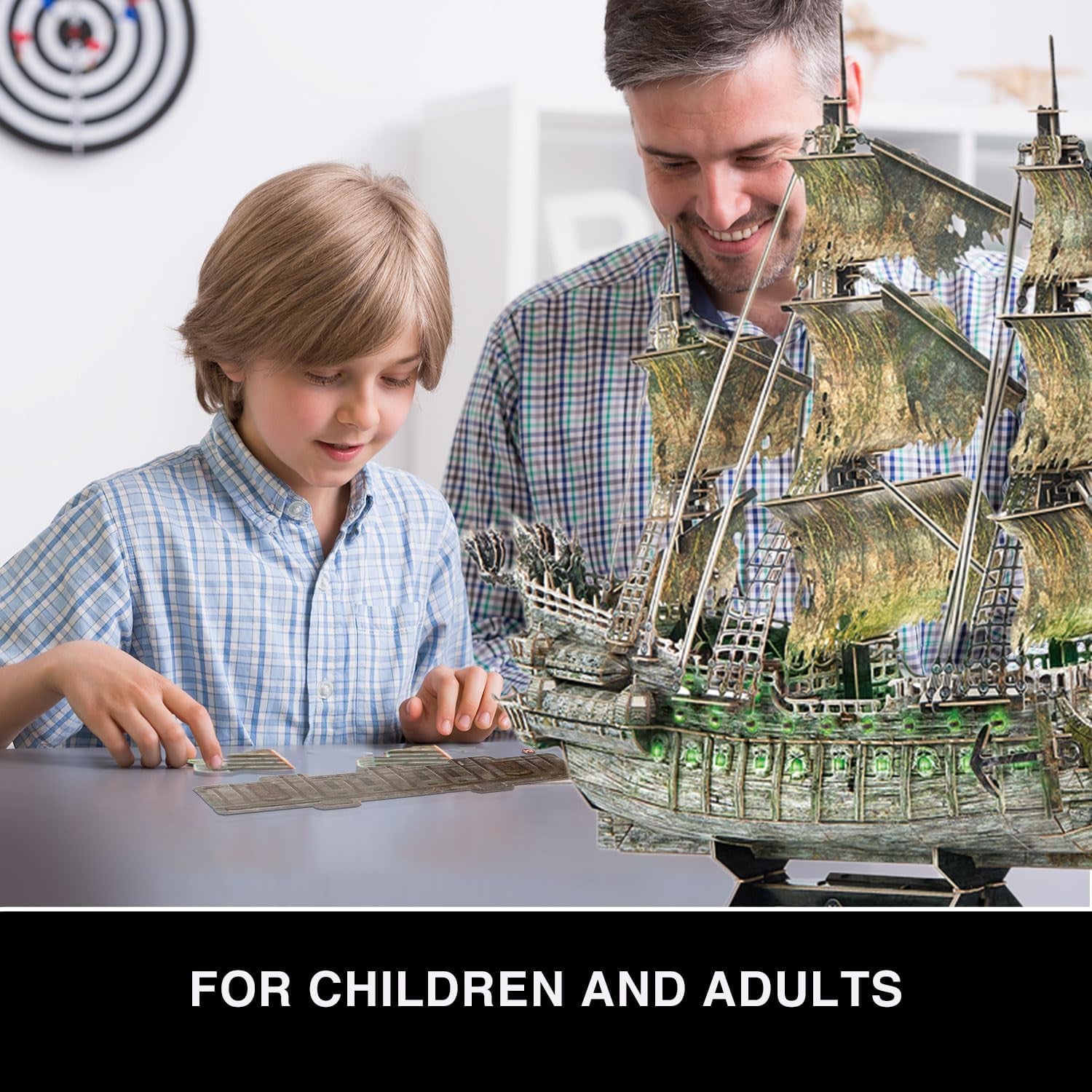 Puzzle 3D Maqueta Barco Holándes Errante - WorldBrands L527H