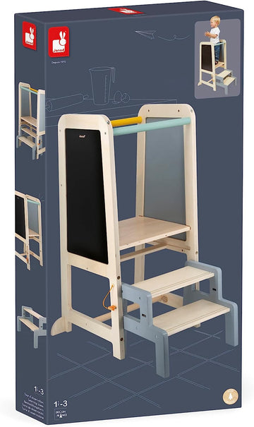 Torre de Observación de madera , Alzador infantil , Peldaños - Janod J09640