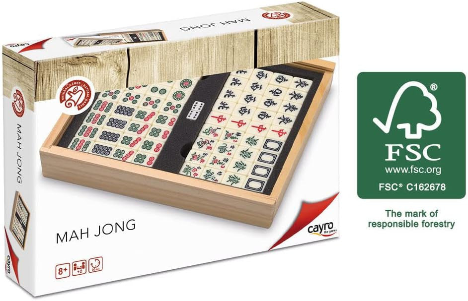 Juego clásico de mesa Mah Jong Madera - Cayro