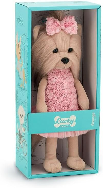 Peluche Lucky Yoyo Mezcla de Rosas Perrito - Orange Toys LD3_036