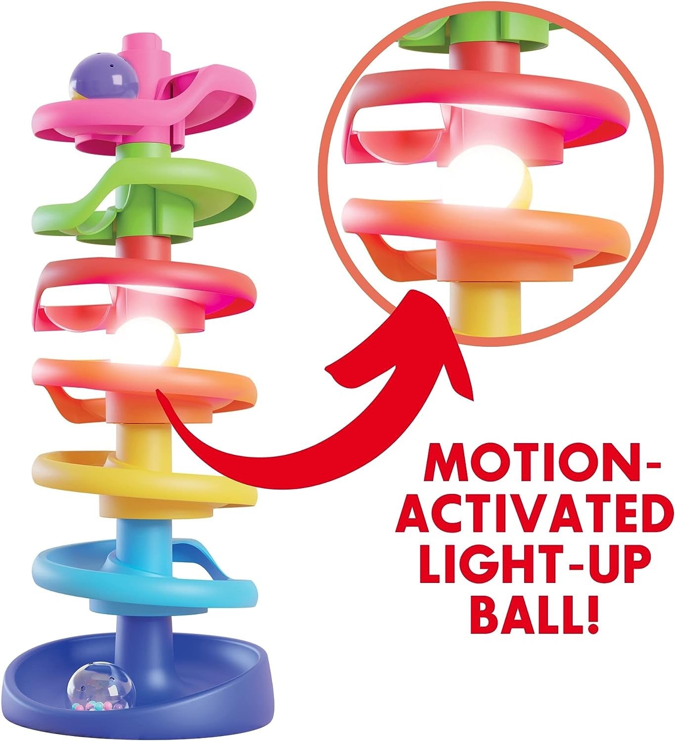 Juego de motricidad Spiral Torre bola brillante - Quercetti 6499