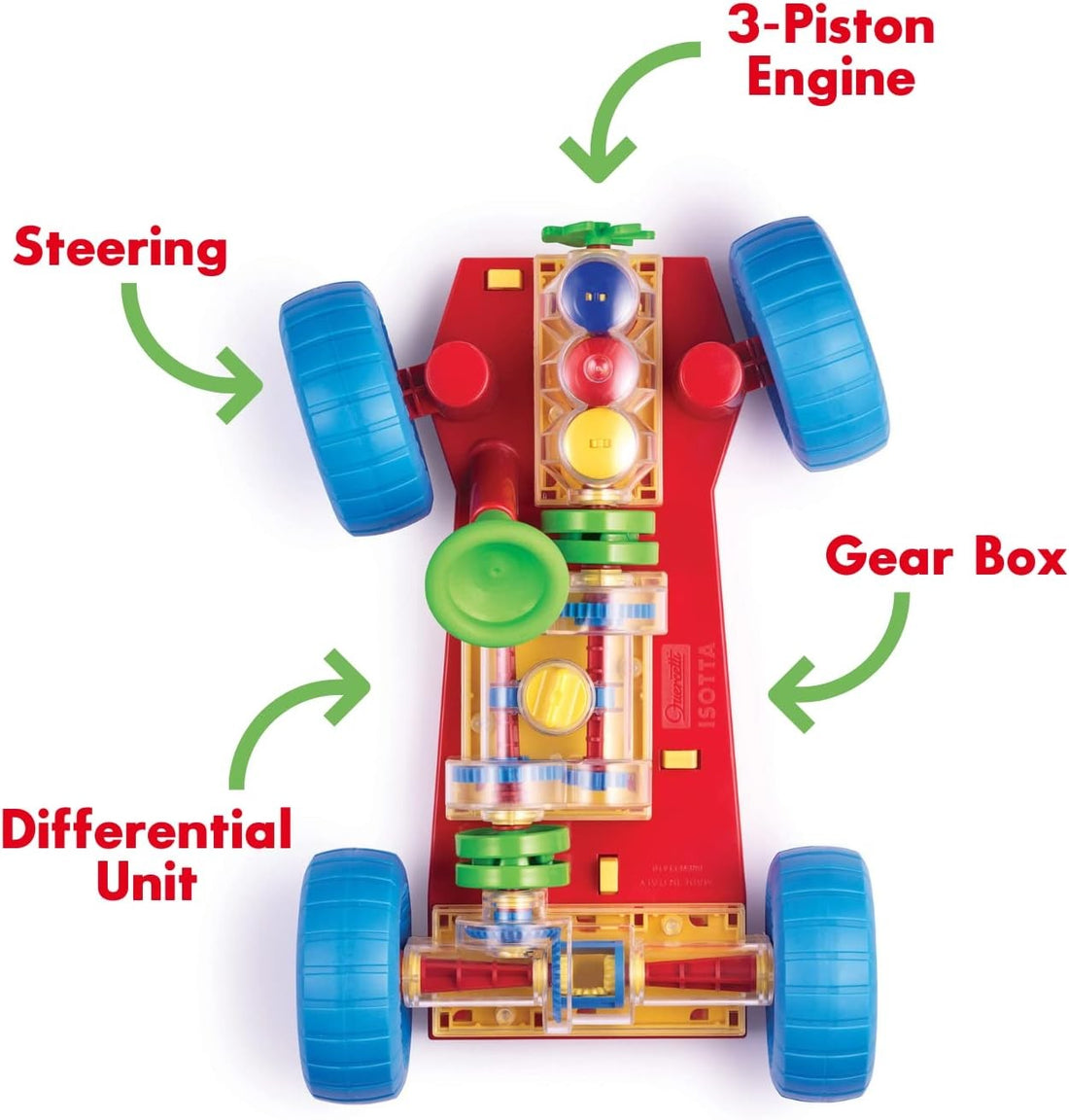 Coche para montar Isotta Discovery Car - Quercetti 8515