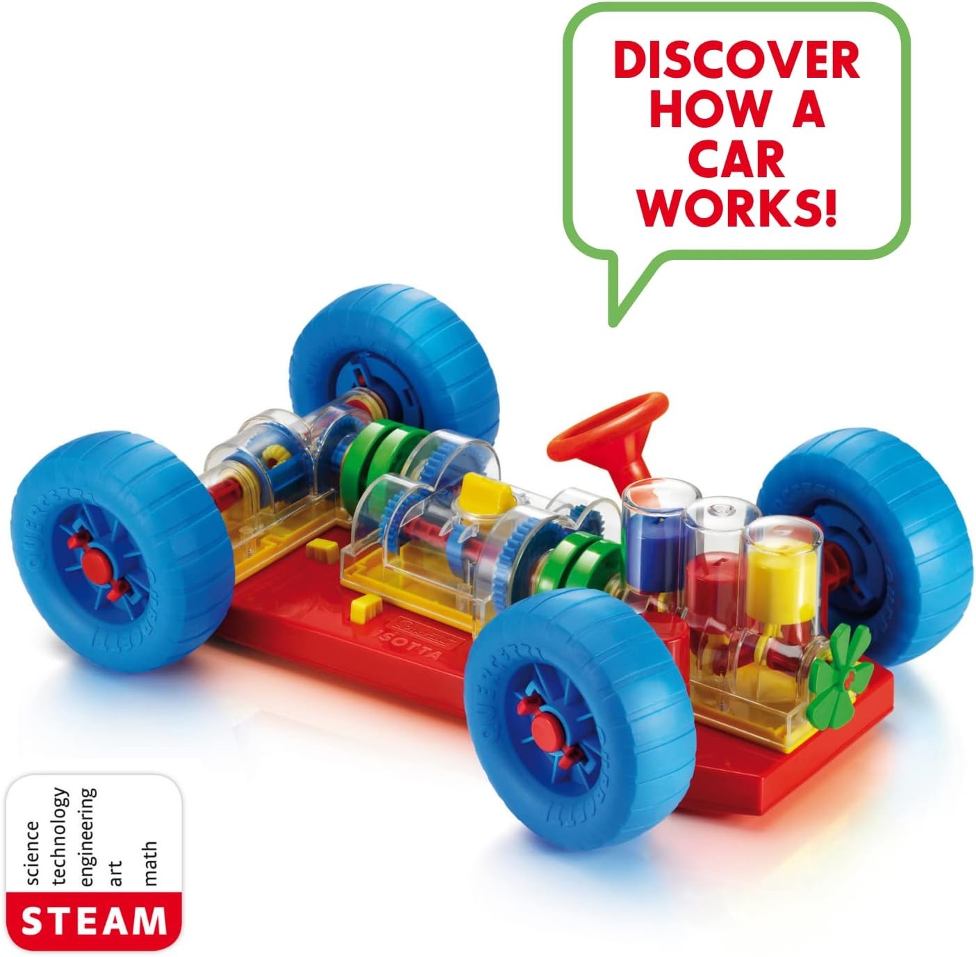 Coche para montar Isotta Discovery Car - Quercetti 8515