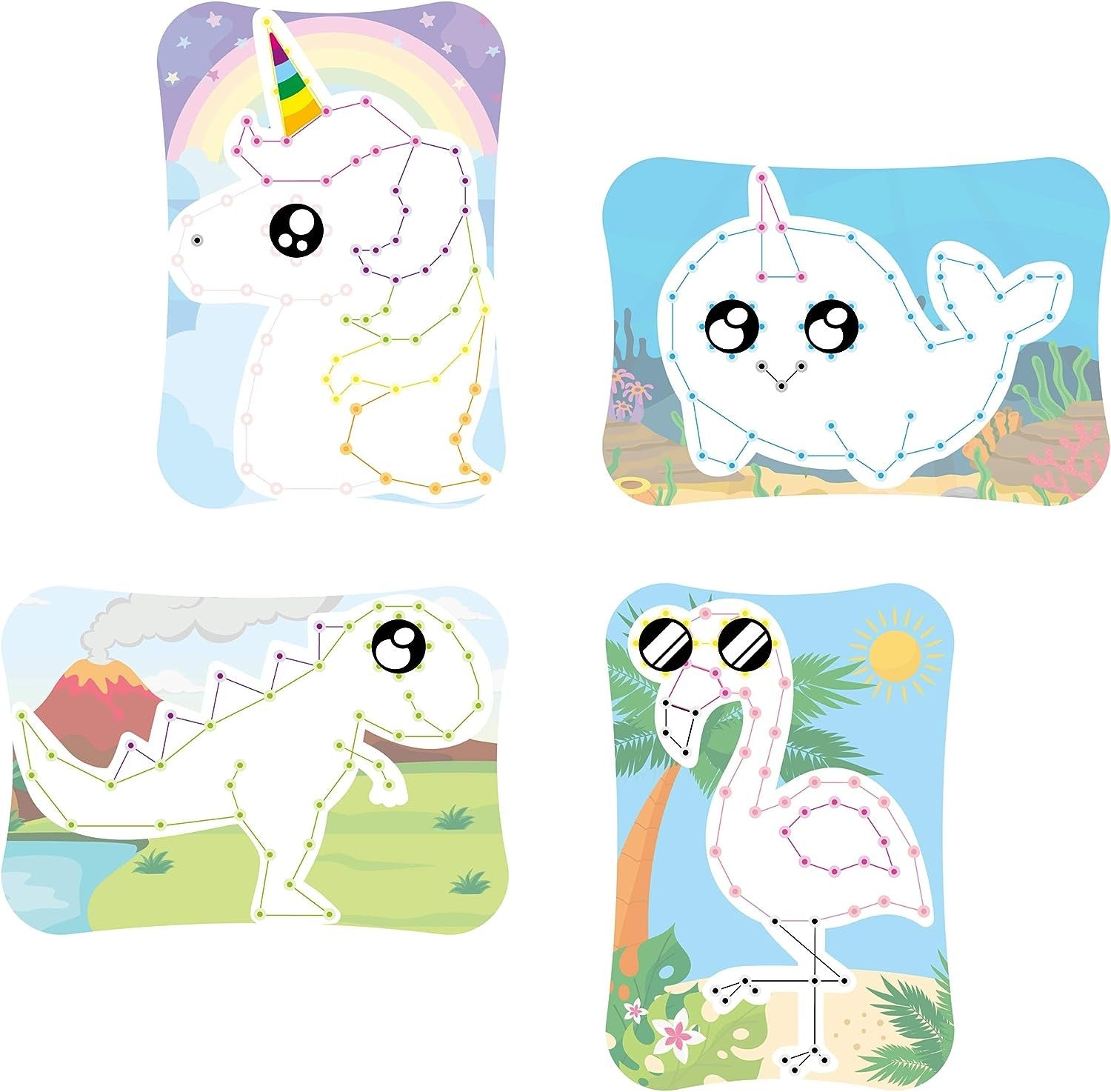 Juego de manualidades dibuja con Clavos e Hilo de coser String Art - Quercetti 2840