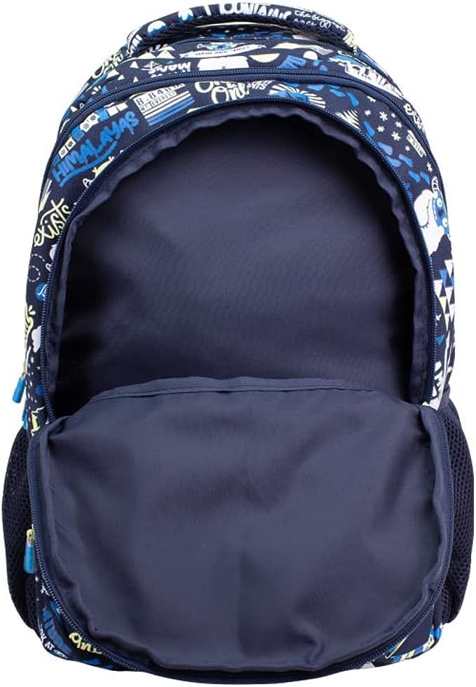 Mochila escolar 4 cremalleras 25l The Yety Azul Marino - Milan
