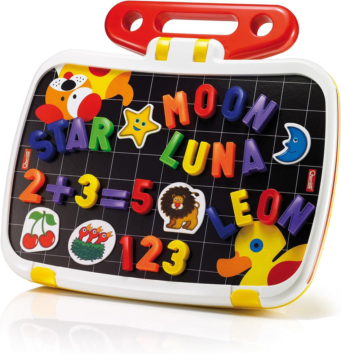 Pizarra magnética de números y letras Combi ABC+123 - Quercetti 5285