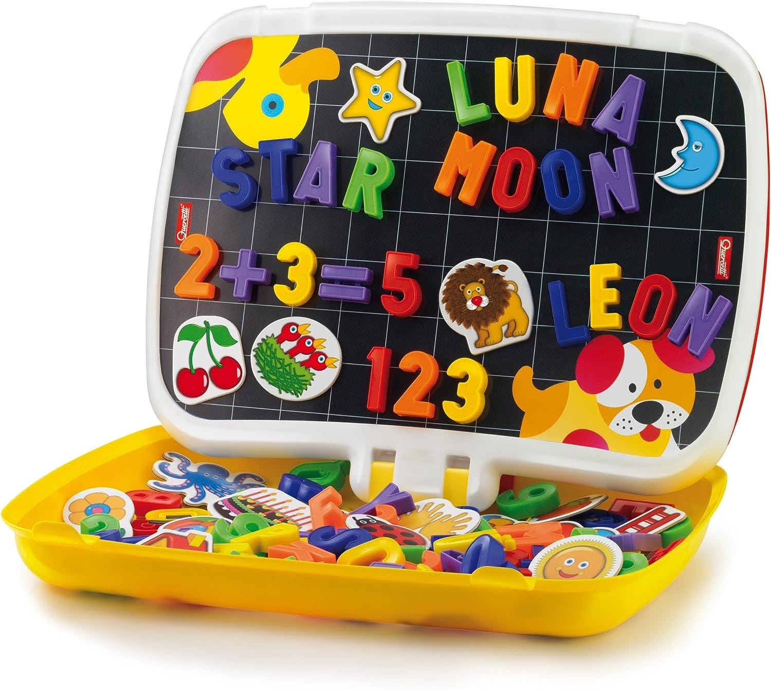 Pizarra magnética de números y letras Combi ABC+123 - Quercetti 5285