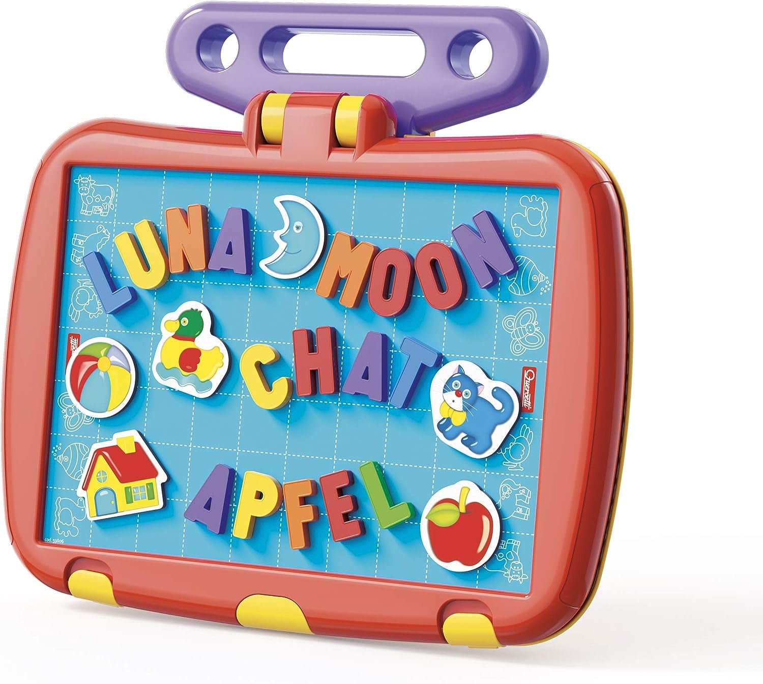 Estuche multifunción para crear mosaicos y pizarra magnética Combi - Quercetti 1820