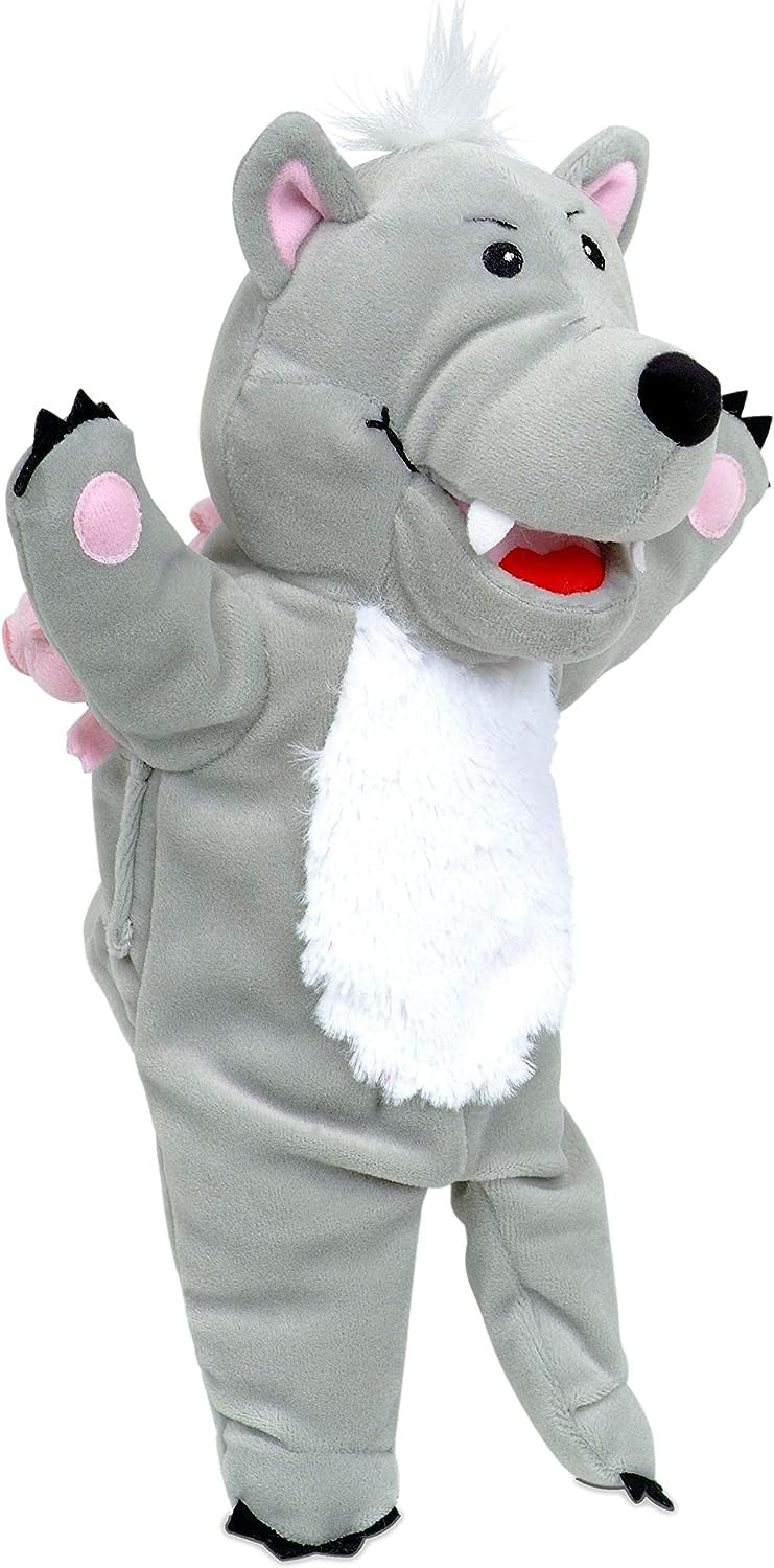Marioneta de mano El Lobo y los Tres Cerditos - Fiesta Crafts
