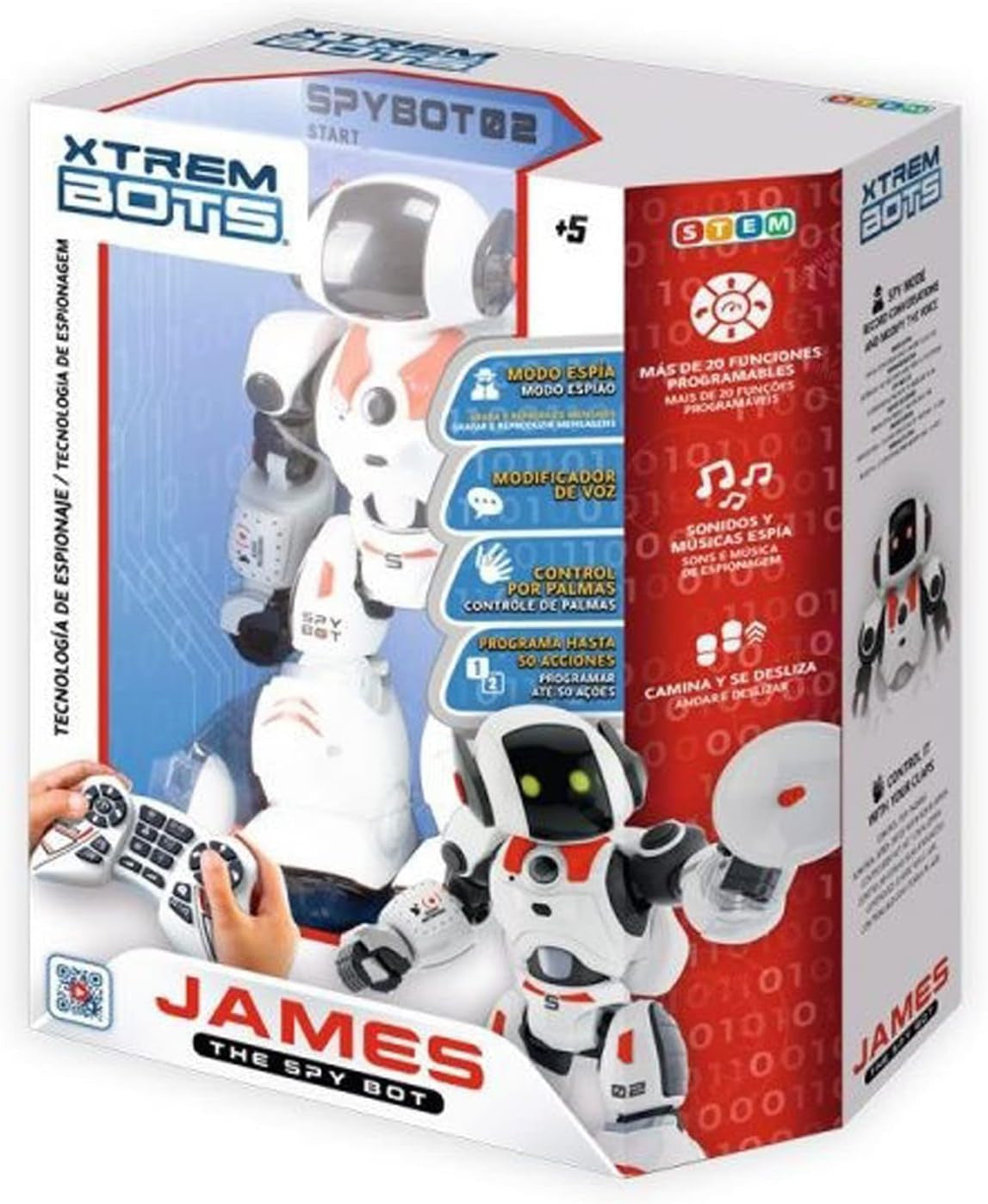 Robot James The Spy Bot - Xtrem Bots