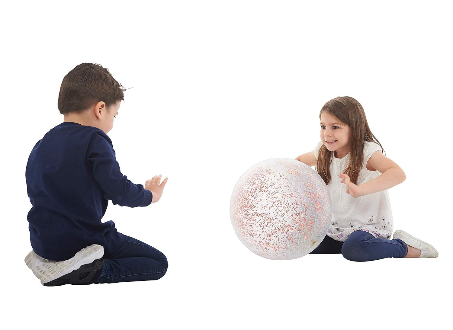 Pelota infable con bolas de colores dentro 35cm Constellation Ball - Tickit