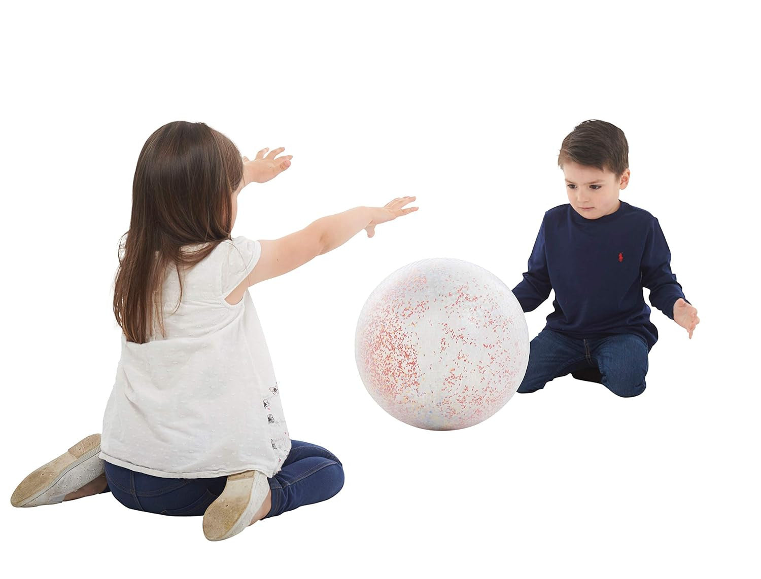 Pelota infable con bolas de colores dentro 35cm Constellation Ball - Tickit