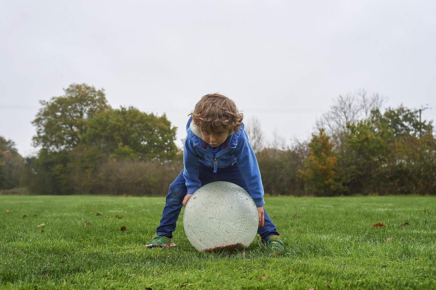 Pelota infable con bolas de colores dentro 35cm Constellation Ball - Tickit