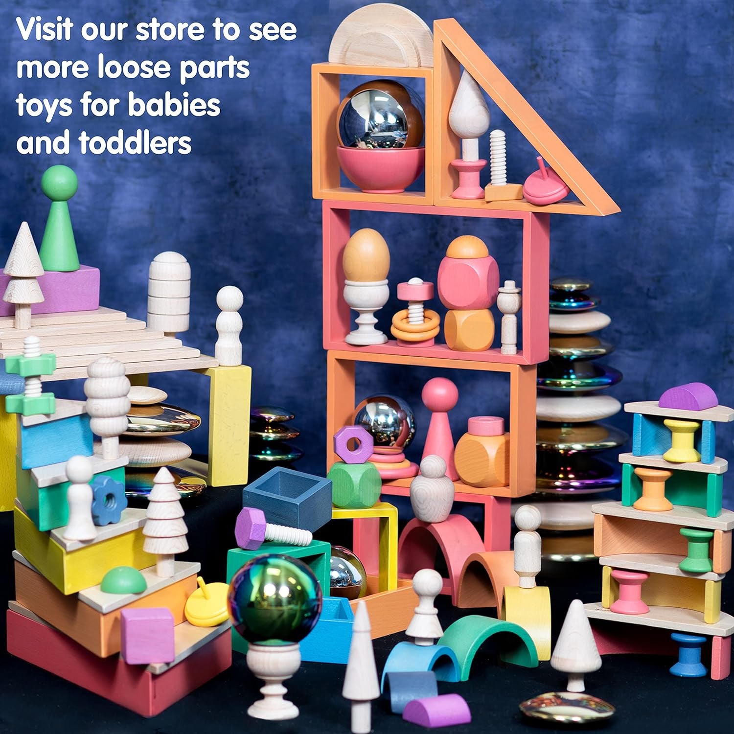 Set de Tornillos y Tuercas de Madera - Tickit