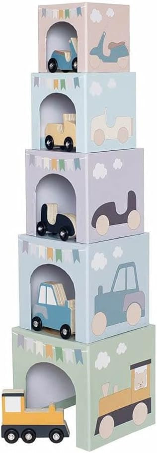 Juego Apilable de Coches - JaBaDaBaDo