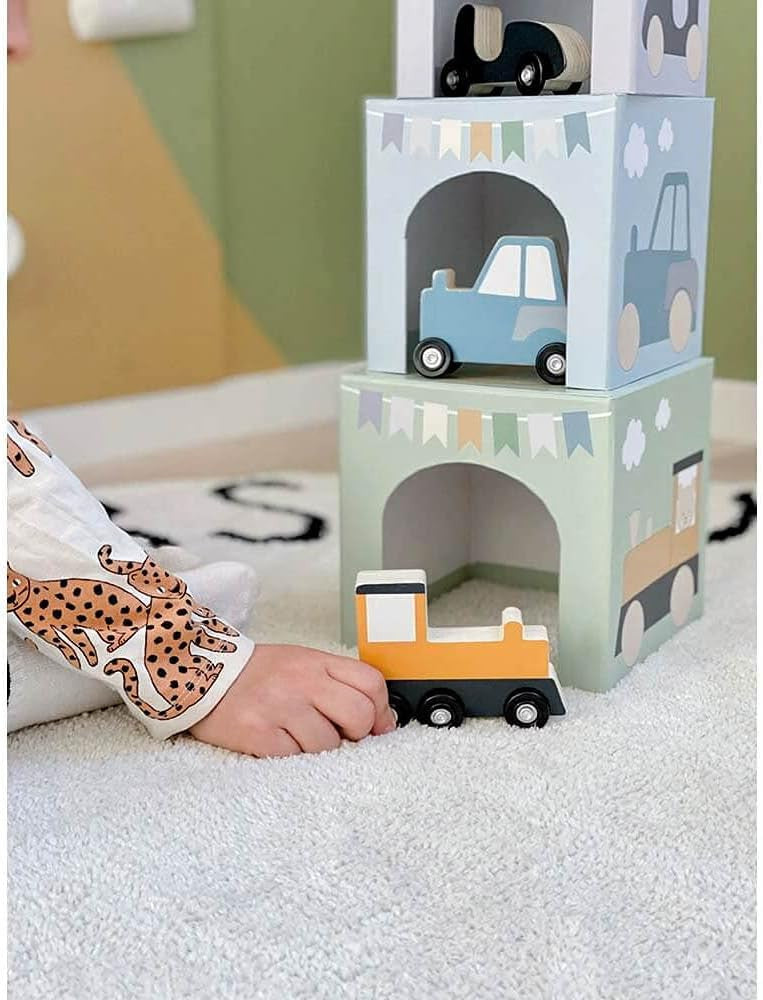 Juego Apilable de Coches - JaBaDaBaDo