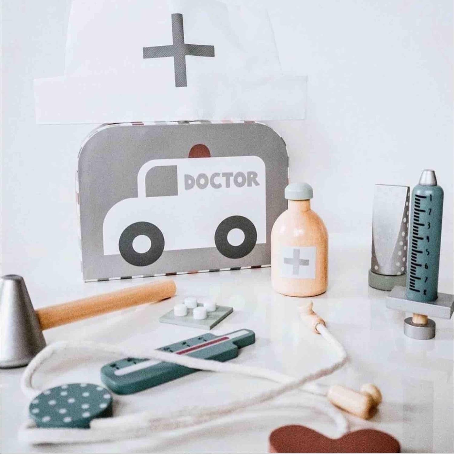 Maletín de Doctor en Color Gris - JaBaDaBaDo W7172