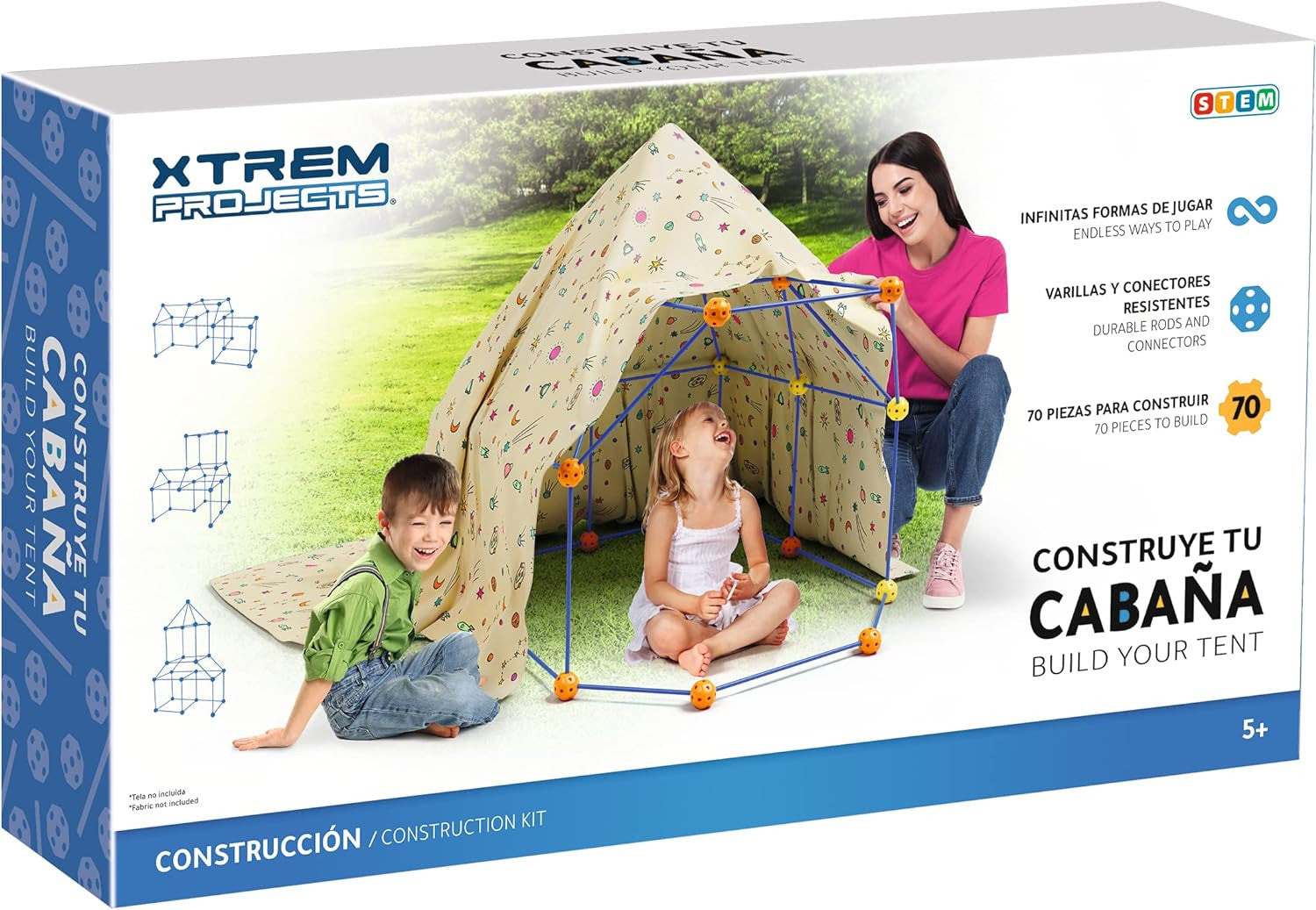 Juego de Construcción Construye Tu Cabaña - Worldbrands