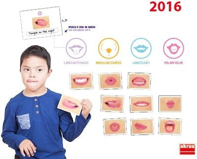 Logopedia Tarjetas con ejercicios para mejorar la articulación y la expresión facial - Logo-Bits de praxias orofaciales - Akros