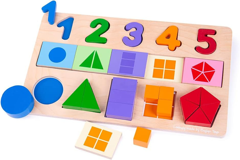 Mi Primer Puzle de Fracciones - Bigjigs Toys