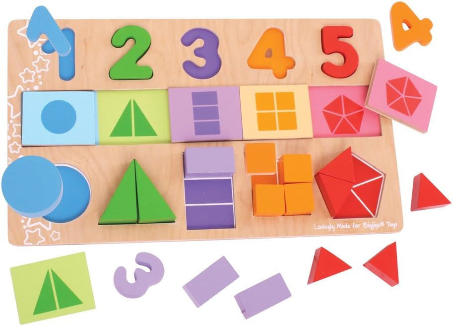 Mi Primer Puzle de Fracciones - Bigjigs Toys