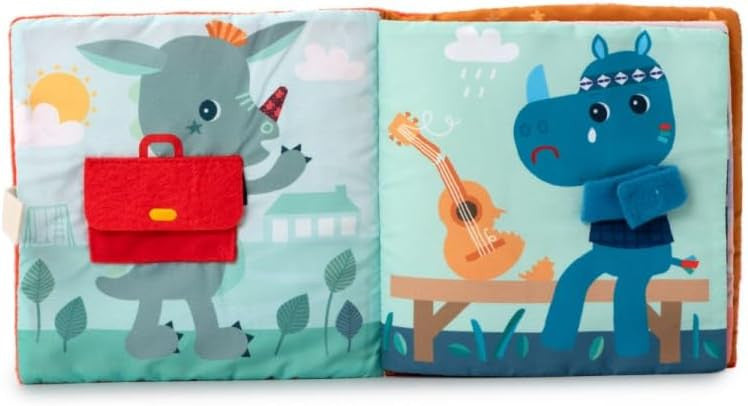 Libro de actividades blando Joe y su Peluche - Lilliputiens 83491