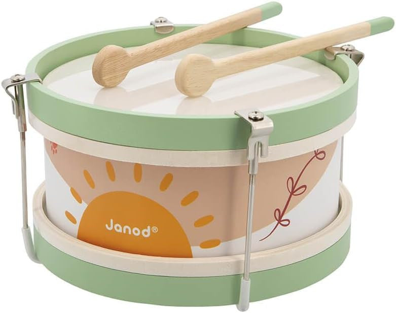 Tambor infantil de madera Sunshine - Janod J07617