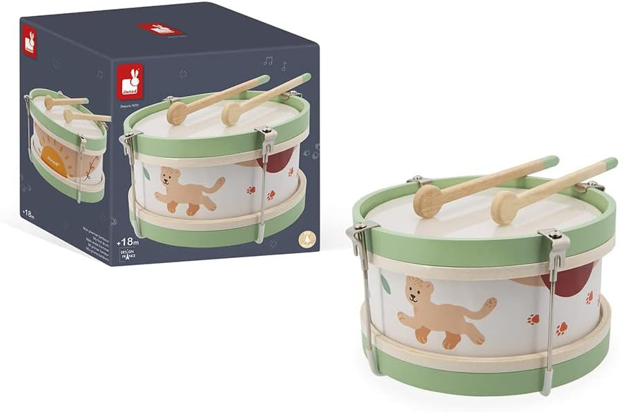 Tambor infantil de madera Sunshine - Janod J07617