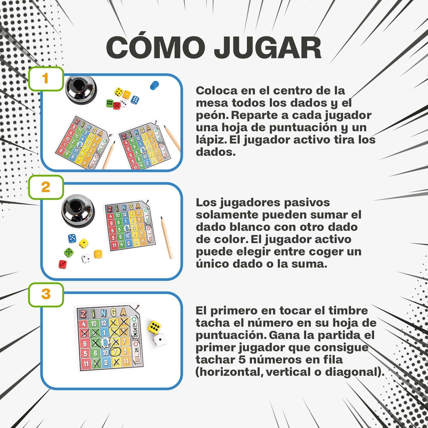 Juego de mesa Zinga - Ludilo 803307