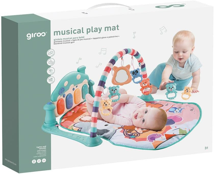 Alfombra Gimnasio Bebé musical luces y sonido - Giros G153879