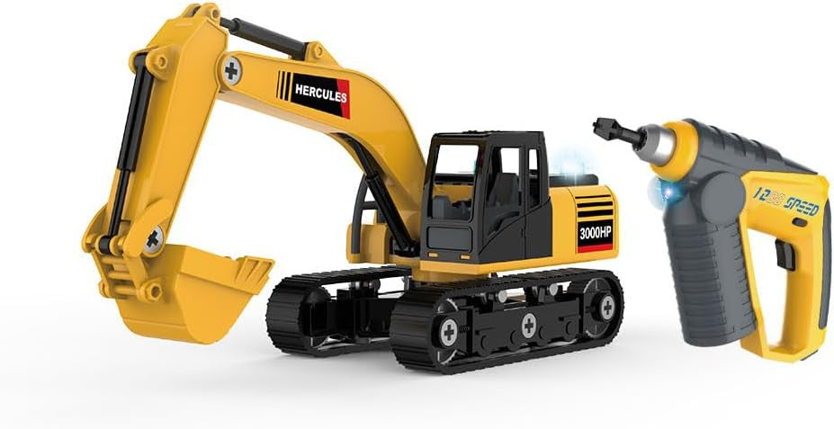 Giros Build DIY Excavadora para montar luces y sonidos 100 pzas - Giros G157082