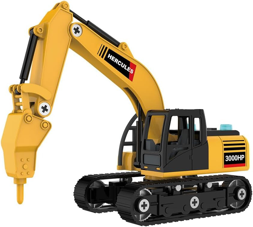 Giros Build DIY Excavadora para montar luces y sonidos 100 pzas - Giros G157082