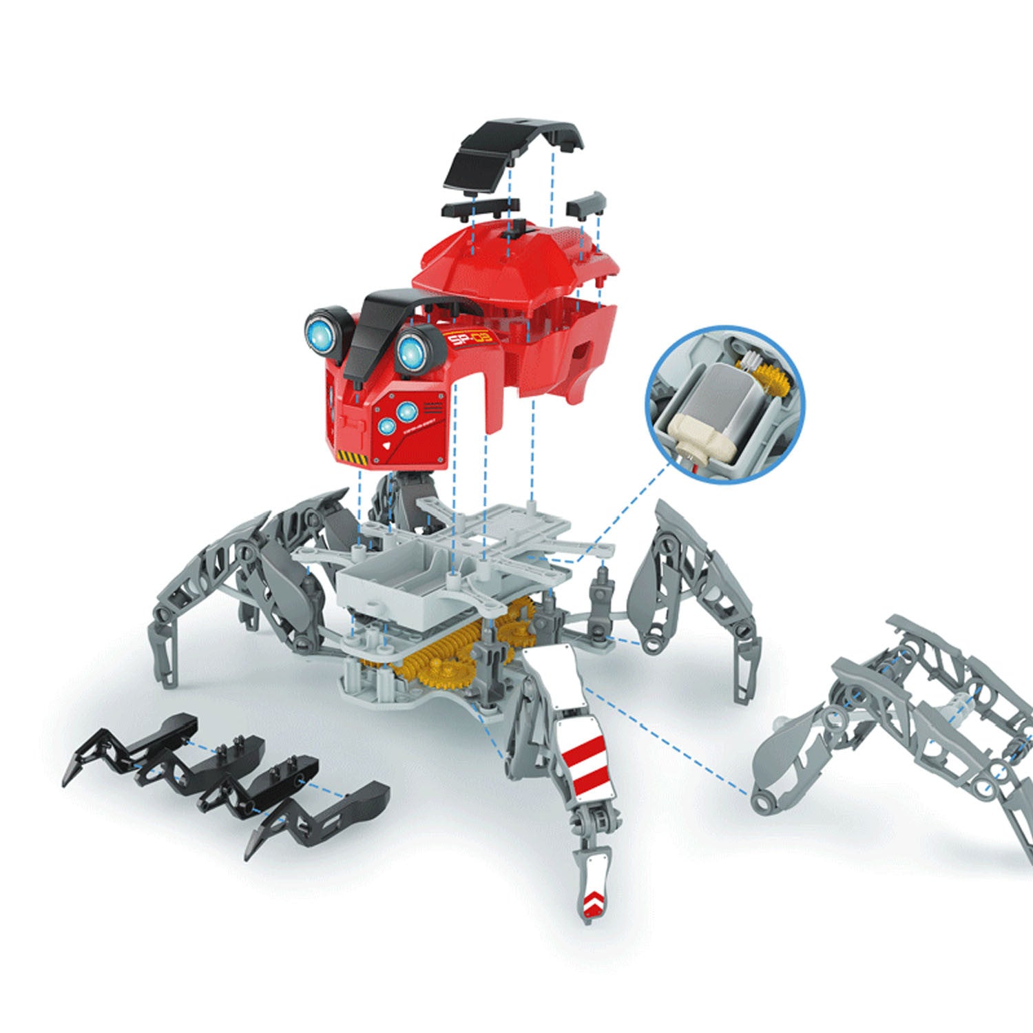 Araña Robot para construir Spider Bot - Stemm XT3803312