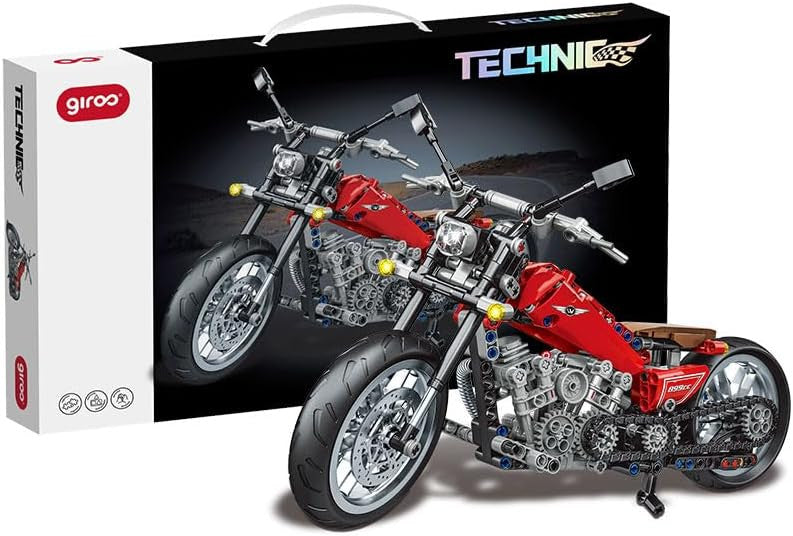 Moto para construir Encajes 8+ Technic Cruise Motorcycle 441 pzas. - Giros G157327