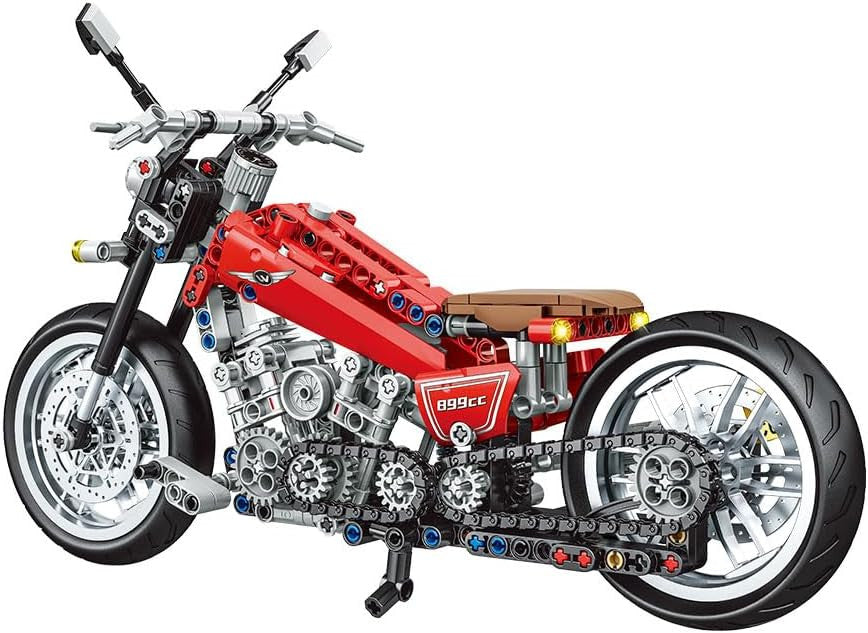 Moto para construir Encajes 8+ Technic Cruise Motorcycle 441 pzas. - Giros G157327