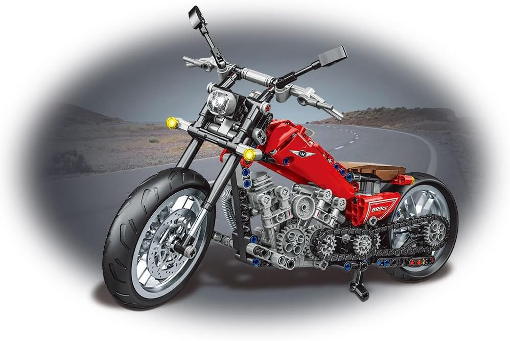 Moto para construir Encajes 8+ Technic Cruise Motorcycle 441 pzas. - Giros G157327