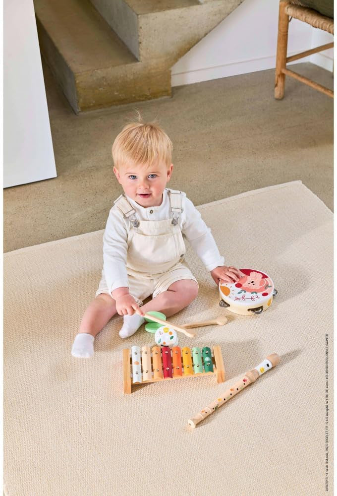 Conjunto Instrumentos Musicales de madera Sunshine - Janod J07615