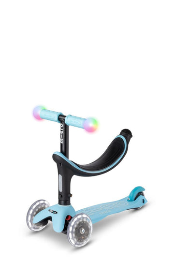 Micro nini2grow deluxe magic LED blue progressive scooter for ages 1-6 - Micro MMD358