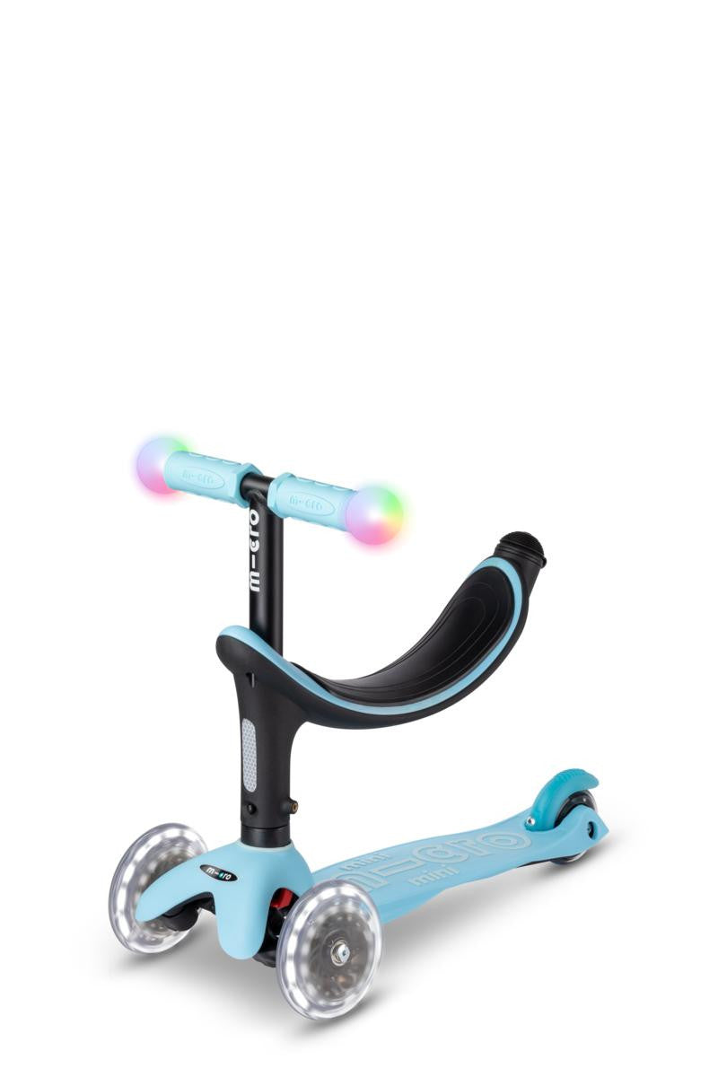 Micro nini2grow deluxe magic LED blue progressive scooter for ages 1-6 - Micro MMD358