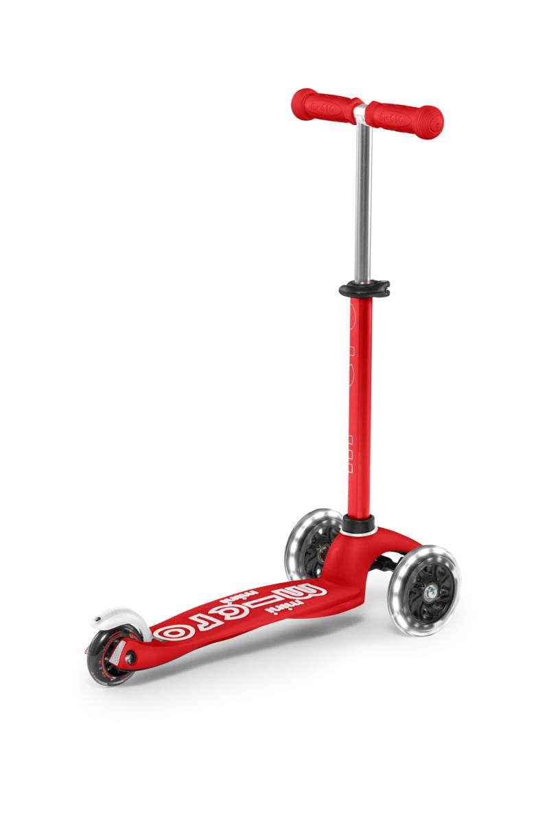 Patinete Micro Mini Deluxe Led Rojo - Micro MMD052