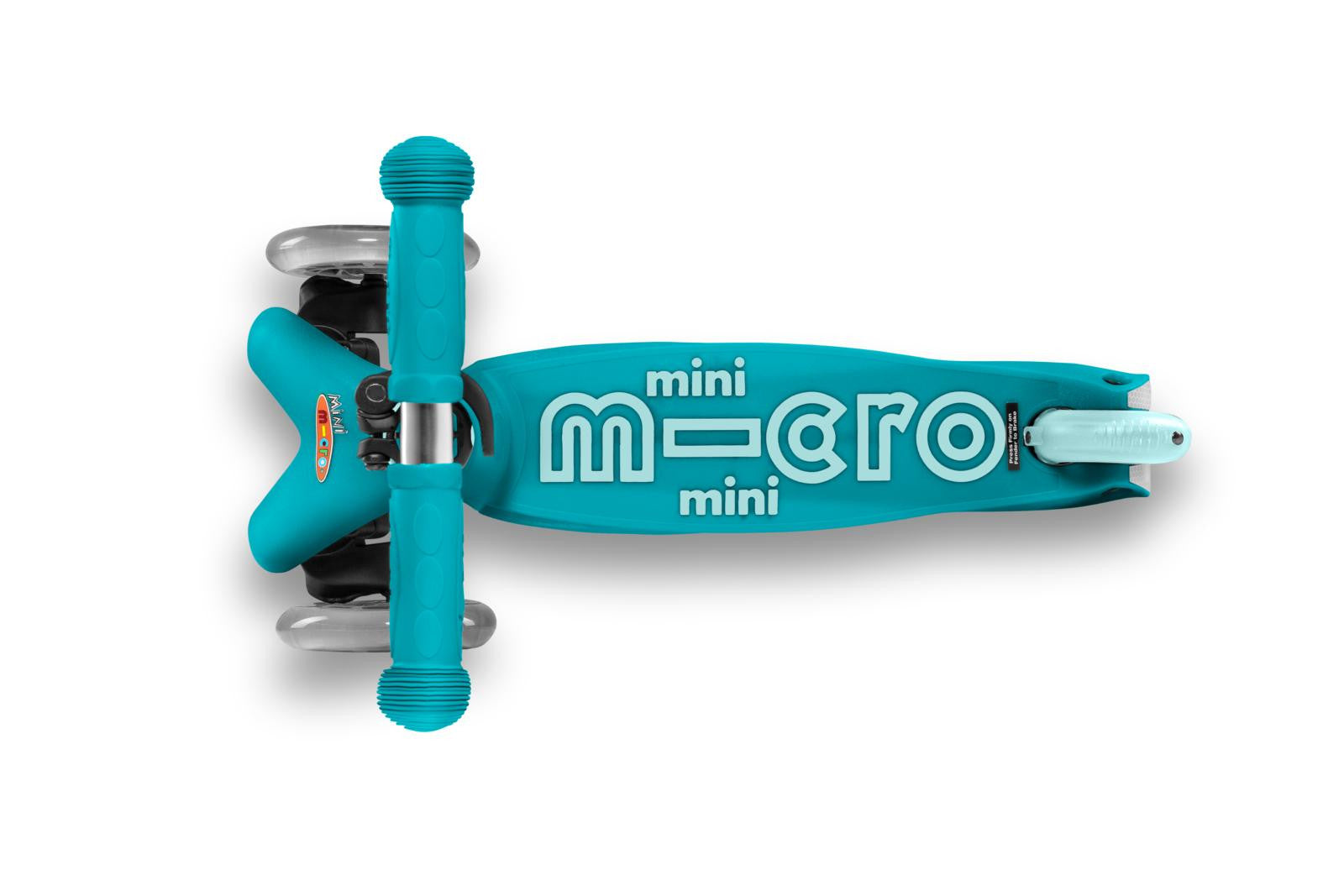 Patinete Micro Mini Deluxe Led Aqua - Micro MMD076