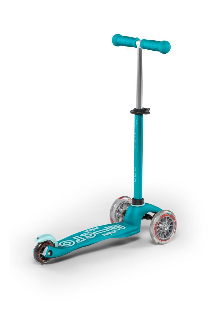 Patinete Micro Mini Deluxe Led Aqua - Micro MMD076
