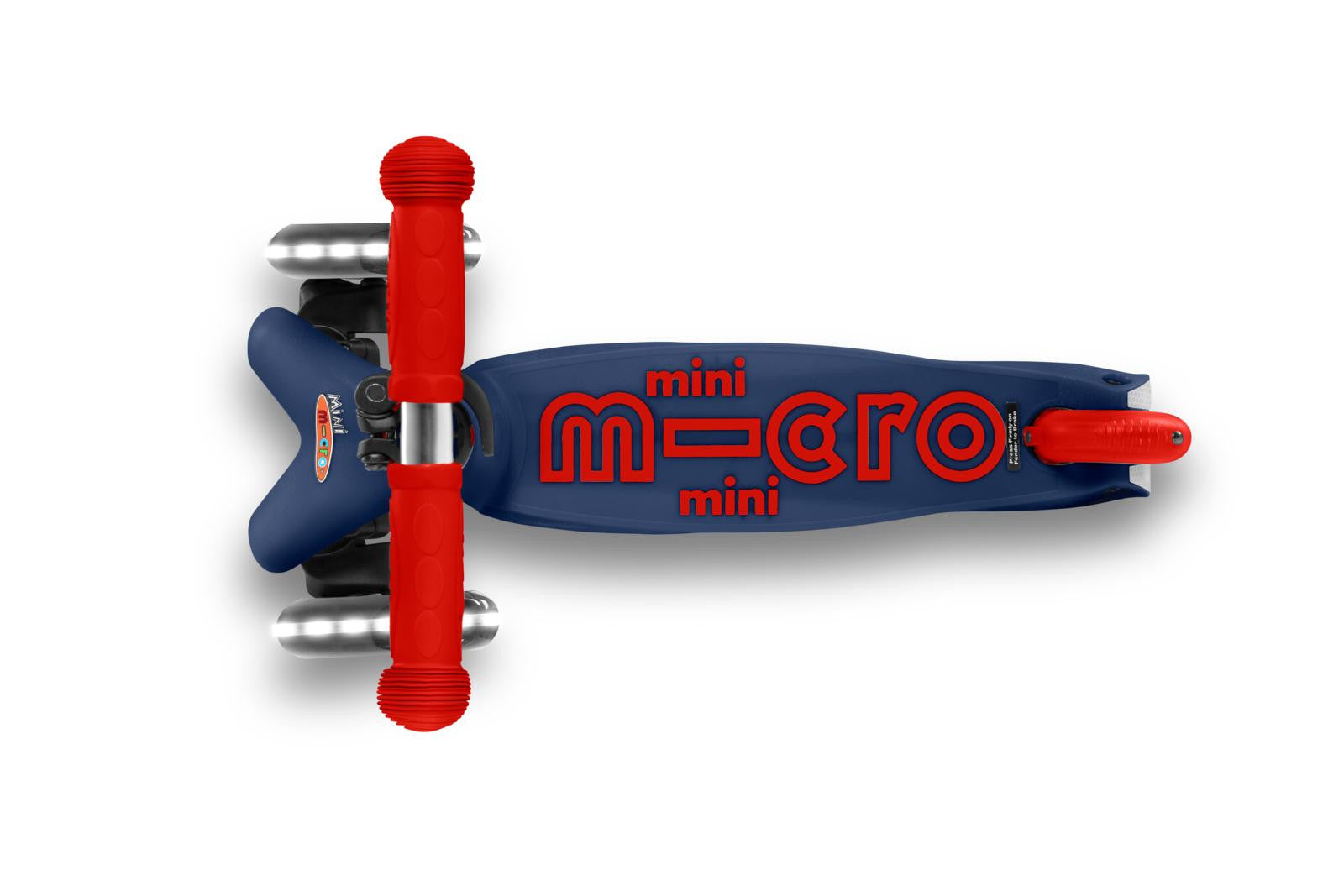 Patinete Micro Mini Deluxe Led Azul/Rojo - Micro MMD118