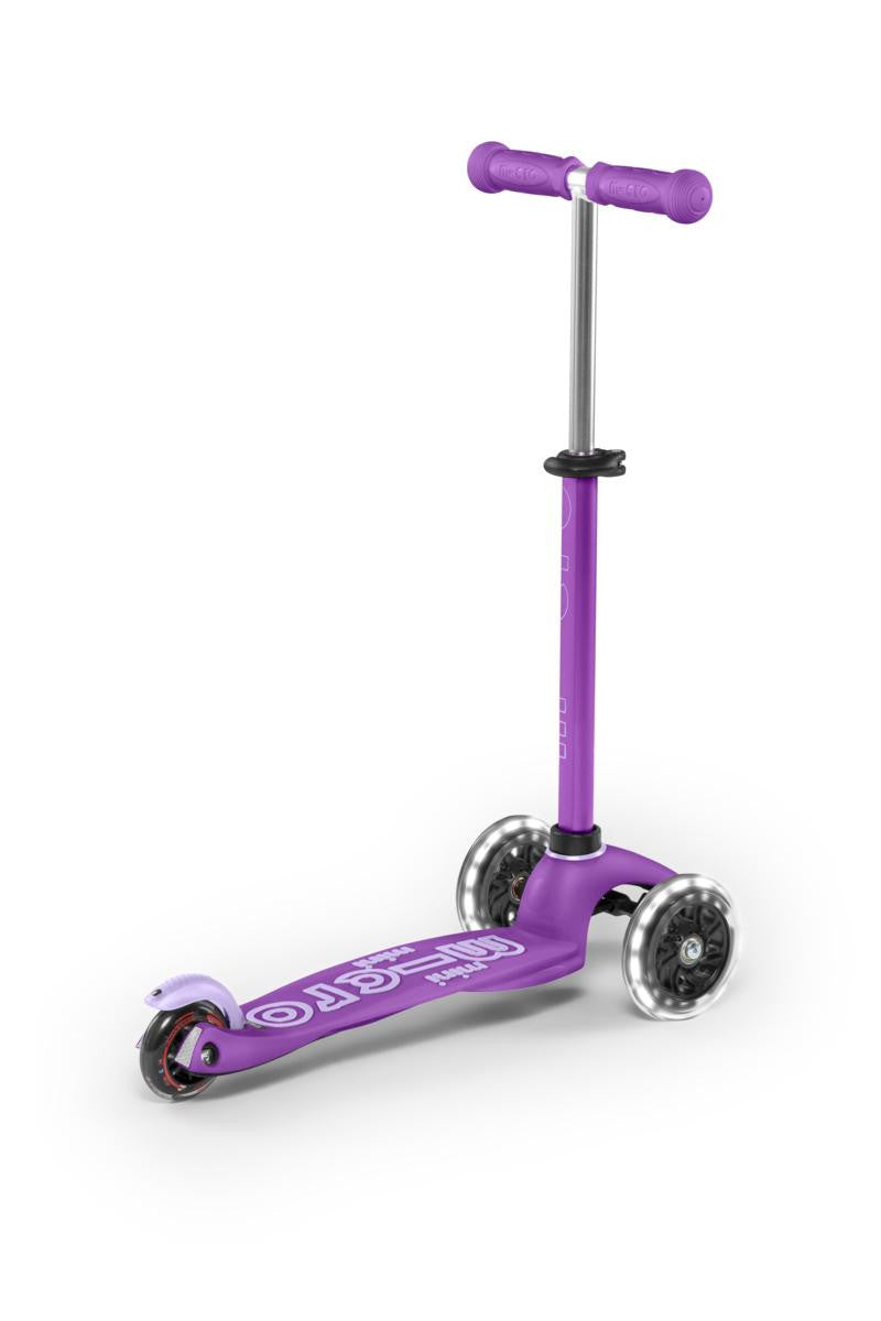 Patinete Micro Mini Deluxe Led Lila - Micro MMD141