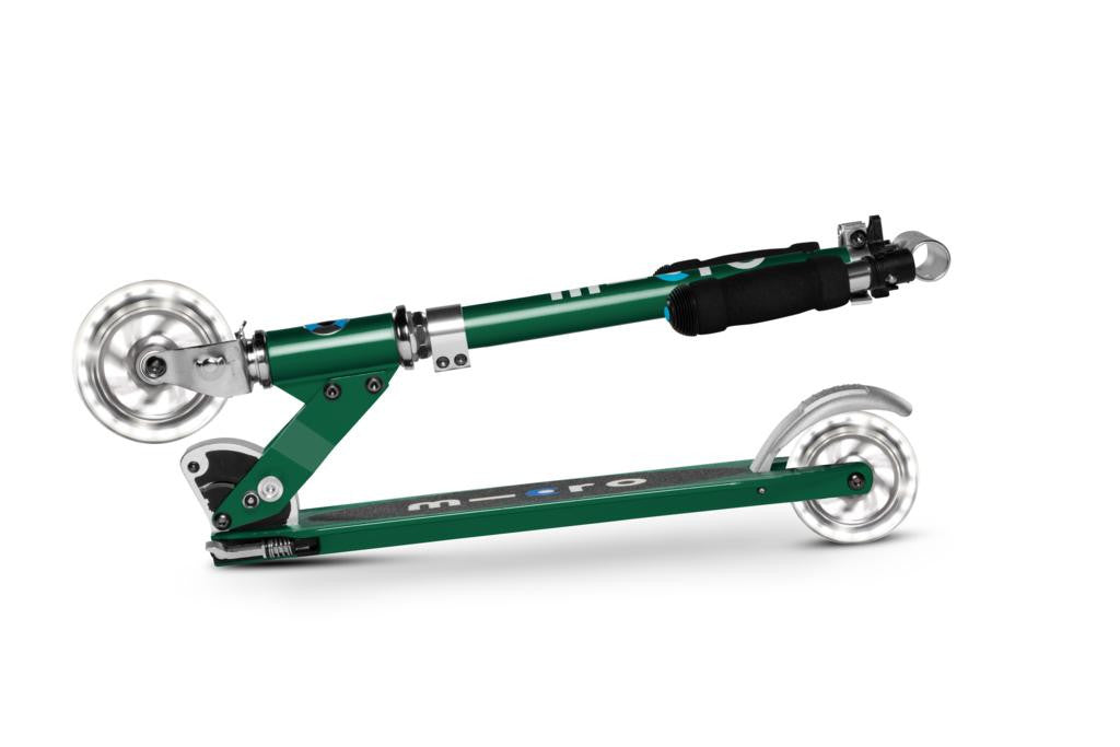 Patinete Micro Sprite Verde Forest Led Plegable y Regulable en altura - Micro SA0208