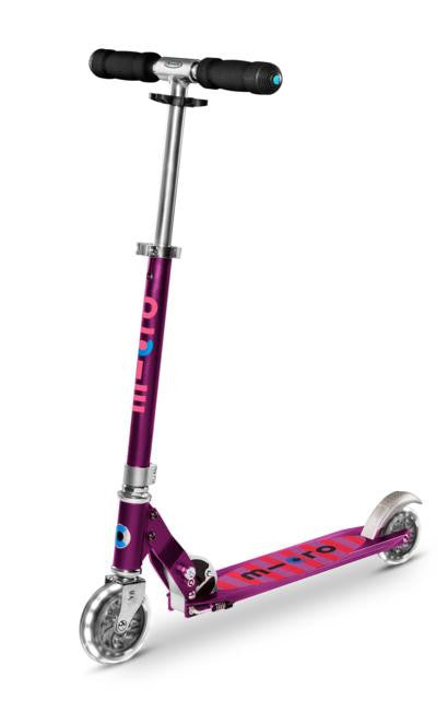 Patinete Micro Sprite Lila Stripe Plegable y Regulable en altura - Micro SA0219