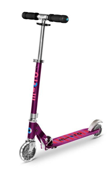 Patinete Micro Sprite Lila Stripe Plegable y Regulable en altura - Micro SA0219