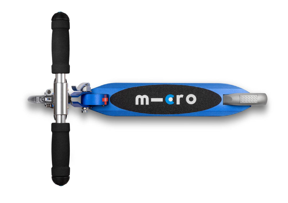 Patinete Micro Sprite Azul Zafiro Led Plegable y Regulable en altura - Micro SA0231