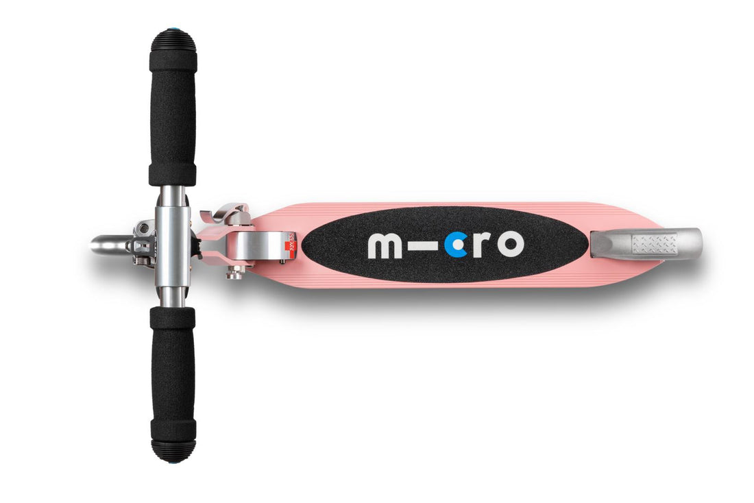 Patinete Micro Rosa pastel Forest Led Plegable y Regulable en altura - Micro SA0235