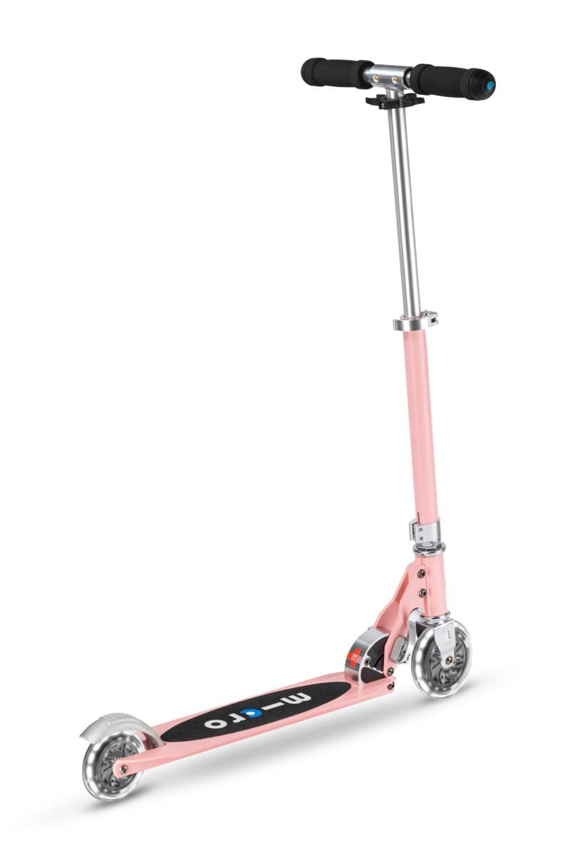 Patinete Micro Rosa pastel Forest Led Plegable y Regulable en altura - Micro SA0235